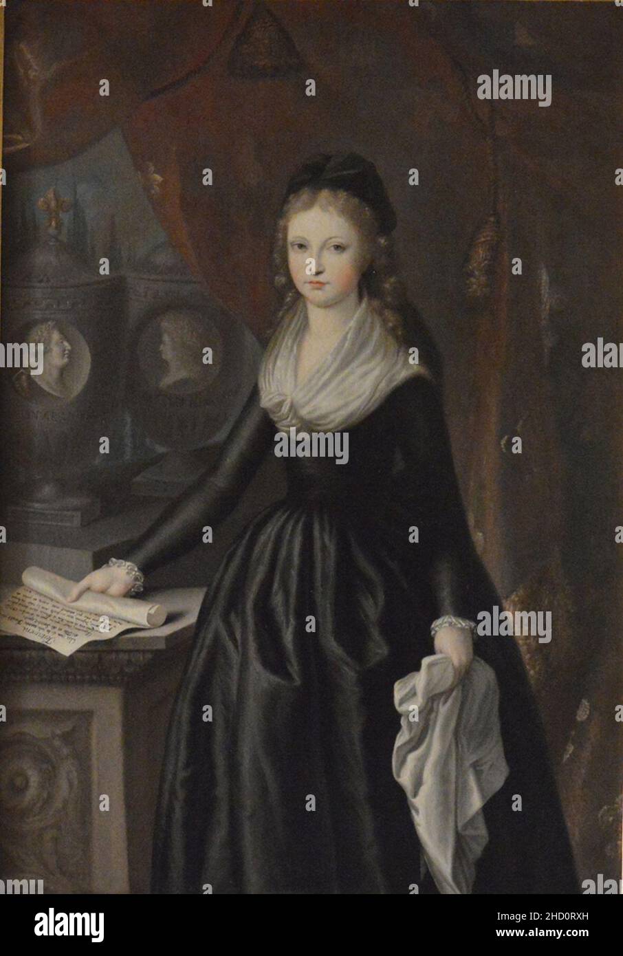Ritratto di Maria Teresa Carlotta di Borbone-Francia, contessa di Angouleme. Stock Photo