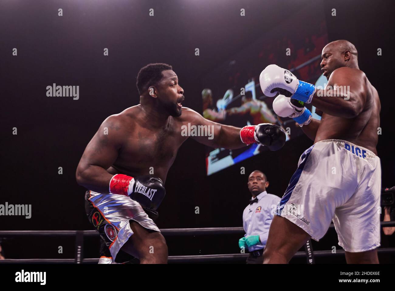 Hollywood, Florida, USA. 1st January, 2022. Jonathan Rice vs Michael