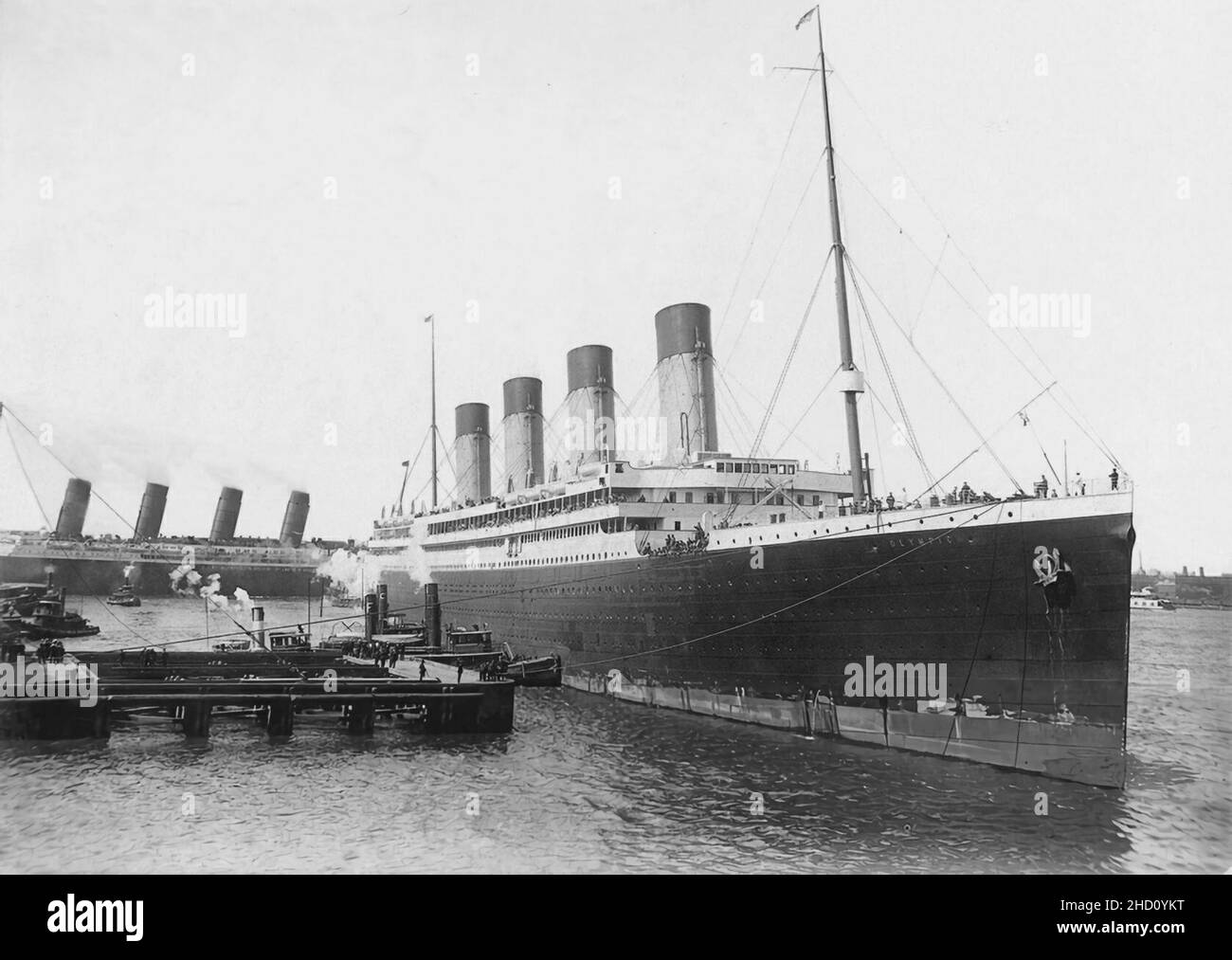 RMS Olympic, 1911 Stock Photo - Alamy