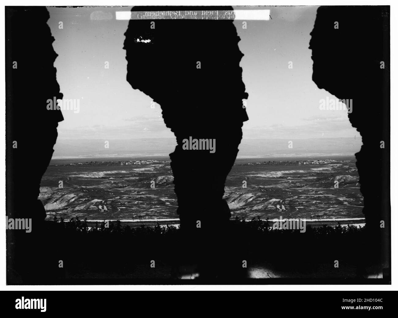 Road to Jericho, Jordan, etc. General view of the Jordan Valley Stock