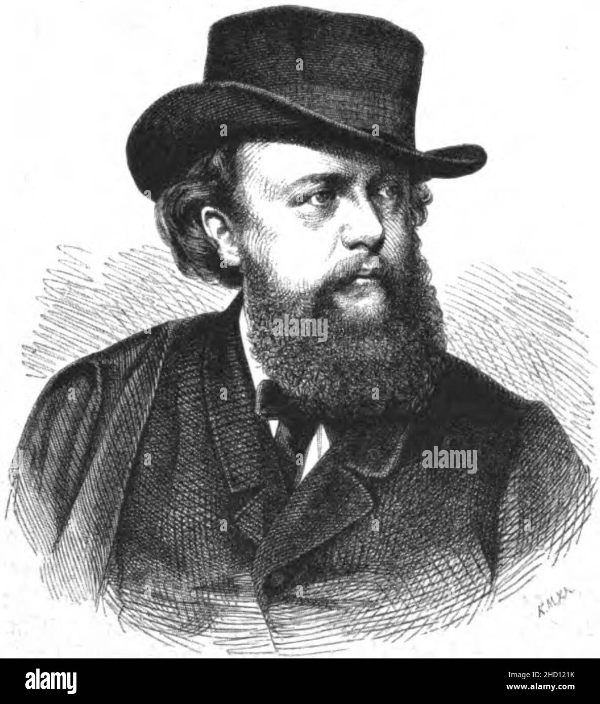 Robert Cauer d Ä (Freya 07-1867 S 76 Krüll u Michael). Stock Photo