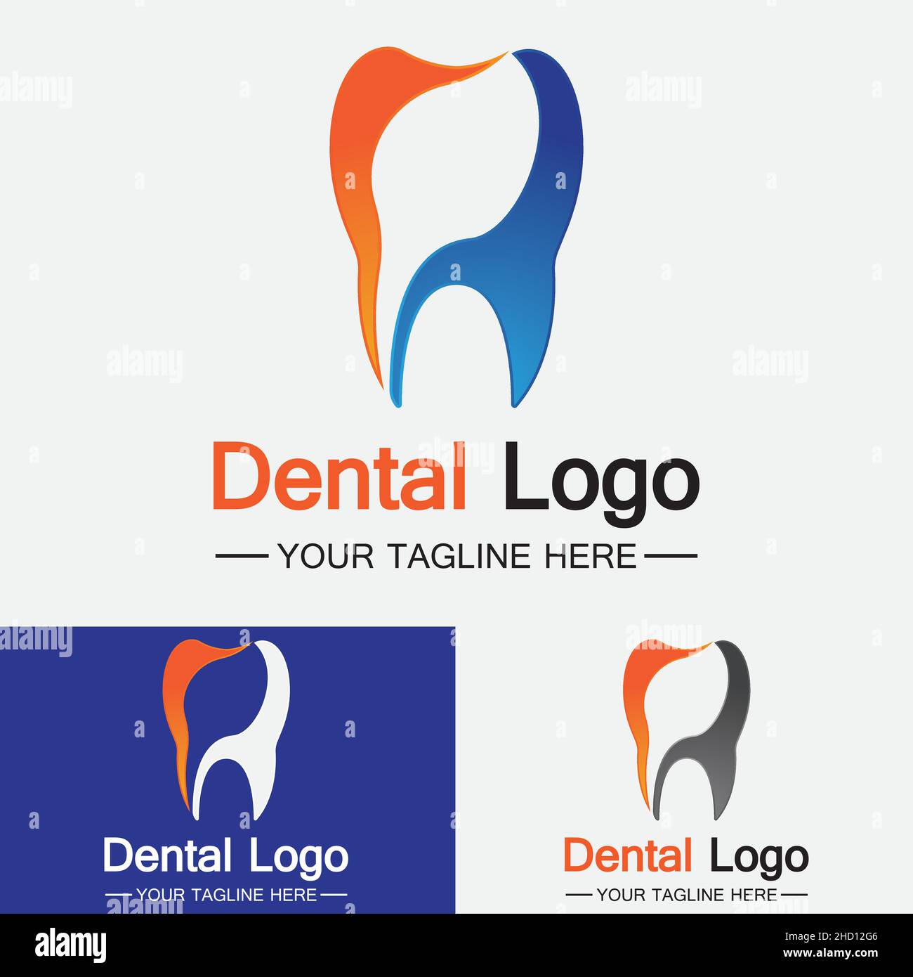 Dental Logo Design vector template.Creative Dentist Logo. Dental Clinic