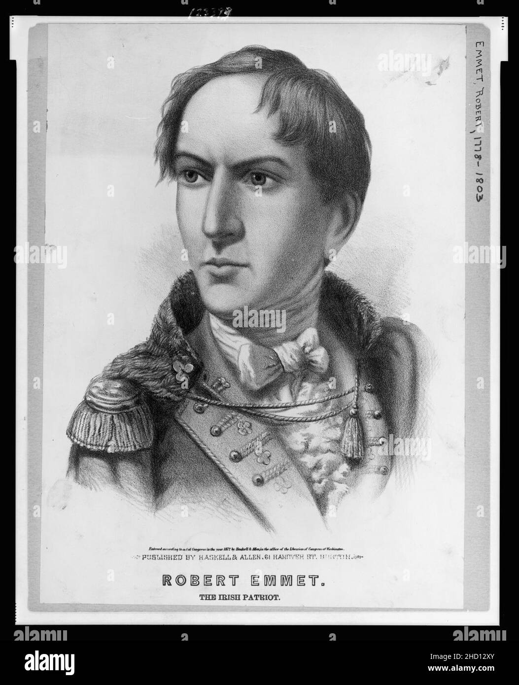 Robert Emmet-The Irish Patriot Stock Photo - Alamy