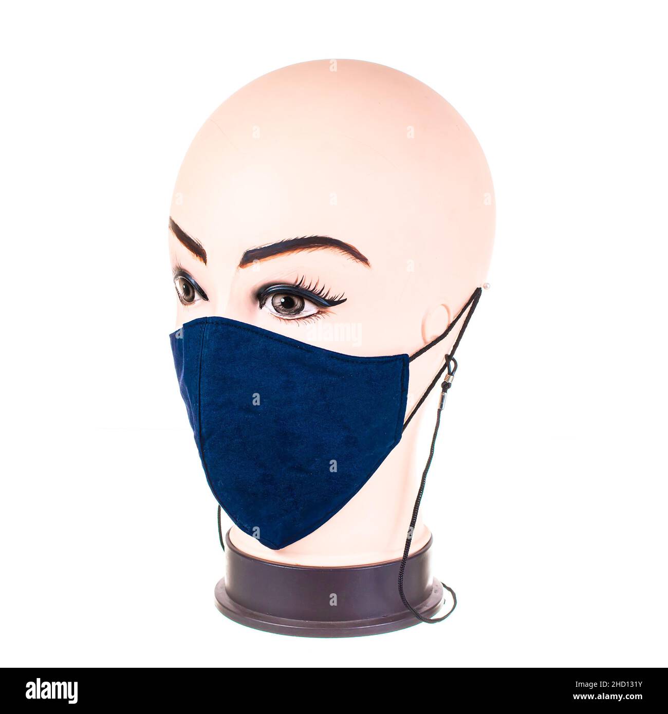 Breathing medical respiratory mask. Hospital or pollution protect face