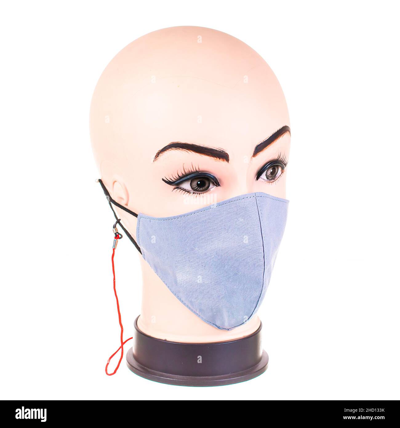 Breathing medical respiratory mask. Hospital or pollution protect face