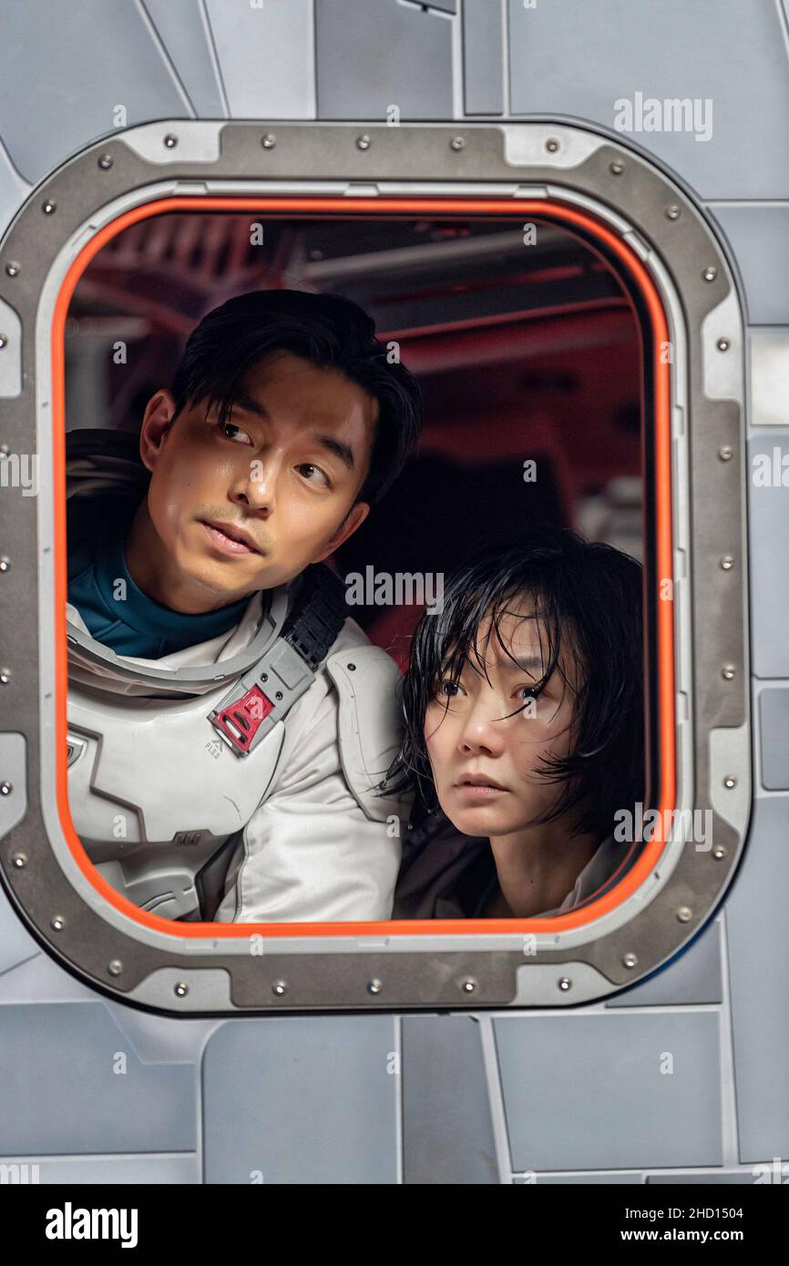 DOONA BAE and YOO GONG in THE SILENT SEA (2021), directed by CHOI HANGYONG. Credit Artist