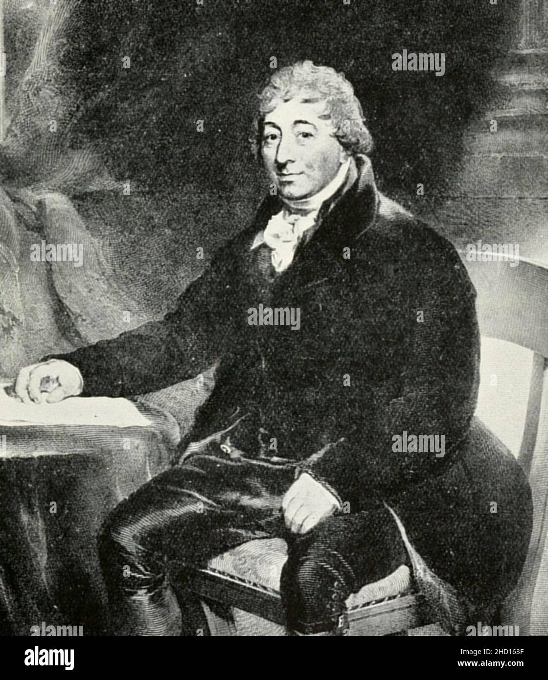 Robert Wigram 1744-1830. Stock Photo