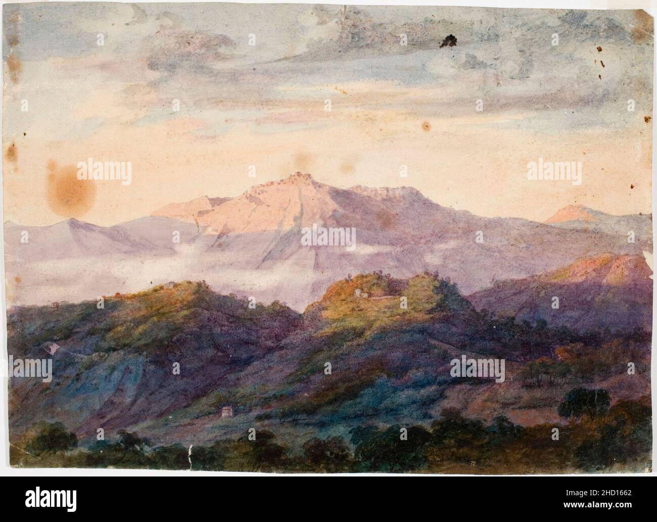 Robert Wilhelm Ekman - Landscape from the Sabine Mountains Stock Photo