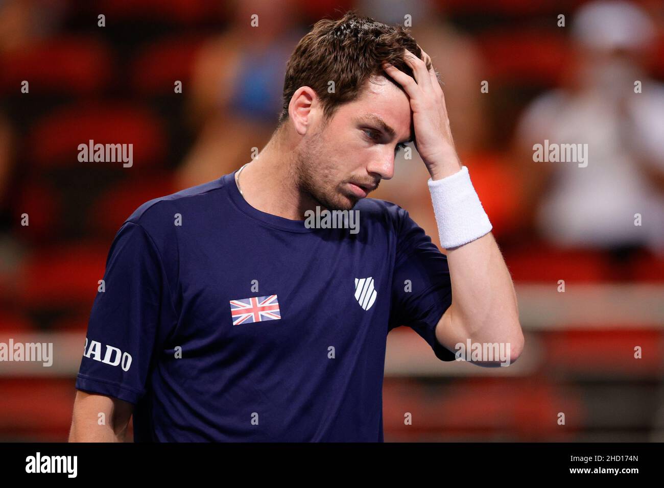 Sydney, Australia. 02nd Jan, 2022. Cameron Norrie of Team Great Britain looks on during the ATP