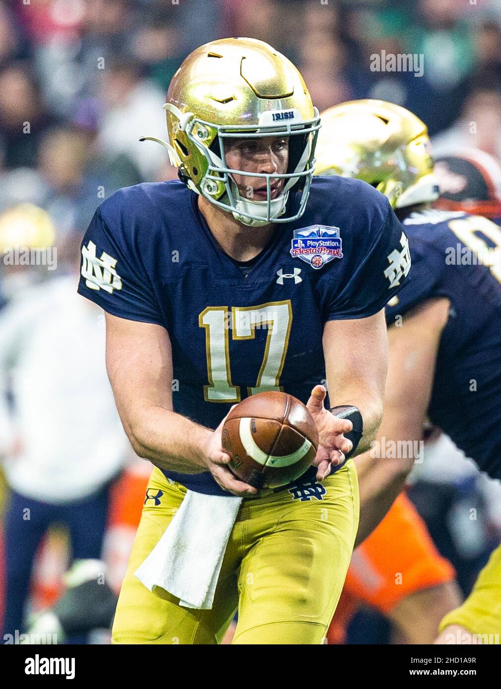 January 01 2022 Glendale, AZ U.S.A. Notre Dame quarterback Jack Coan