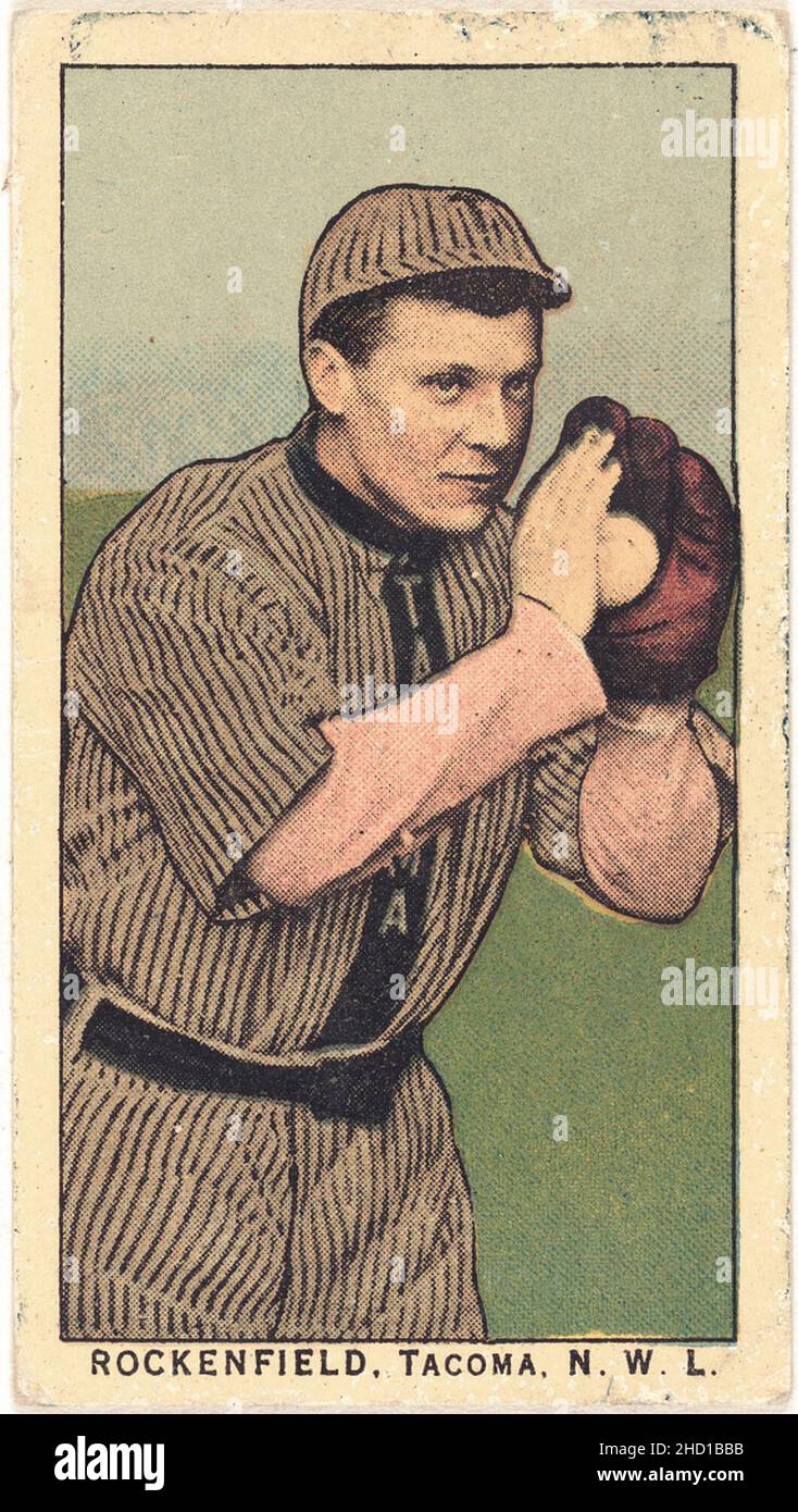 Rockenfield, Team, baseball card portrait Stock Photo Alamy