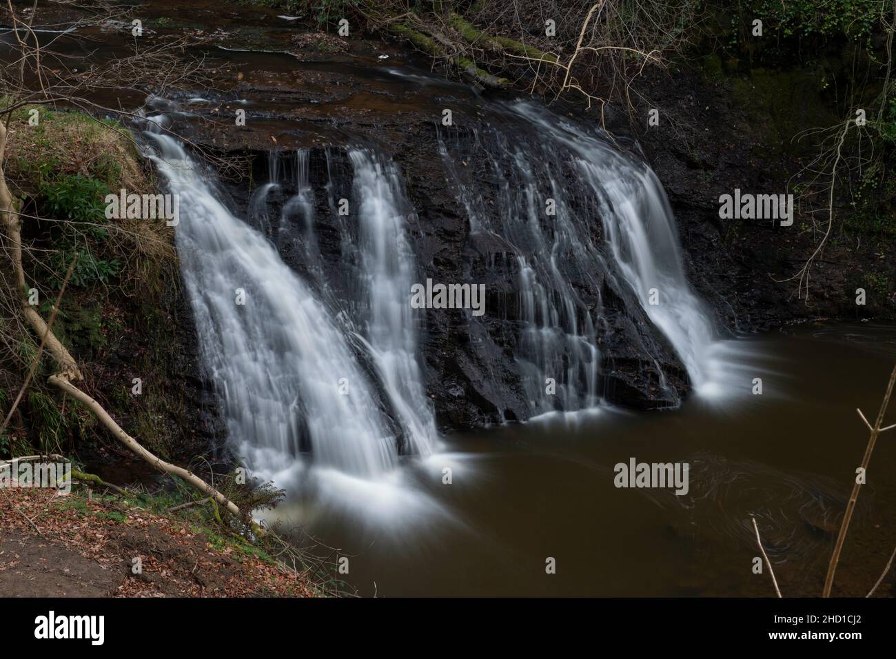 Old Megginson Falls near Kildale in the North York Moors National Park Stock Photo