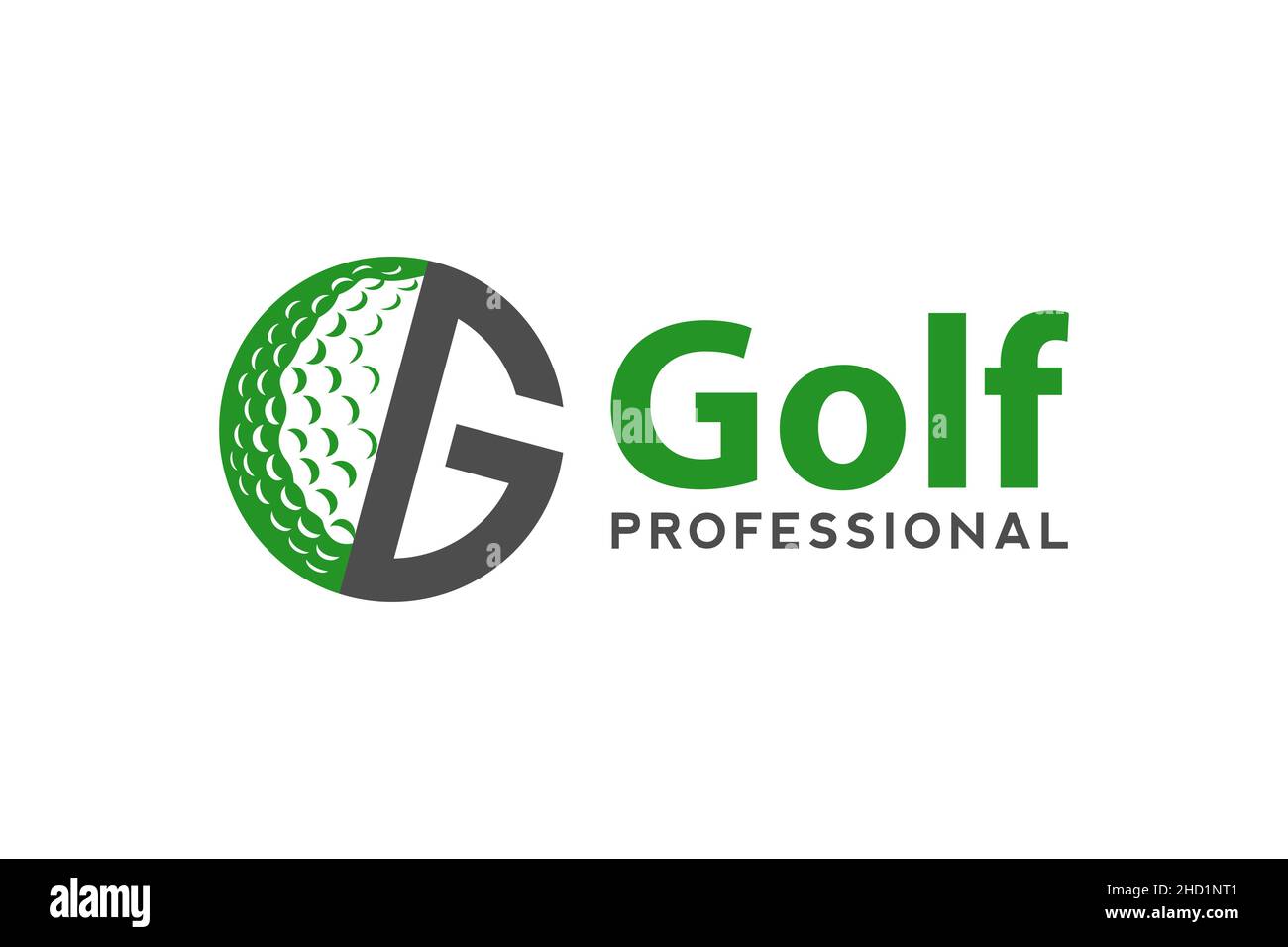 Letter G for Golf logo design vector template, Vector label of golf, Logo of golf championship, illustration, Creative icon, design Stock Vector