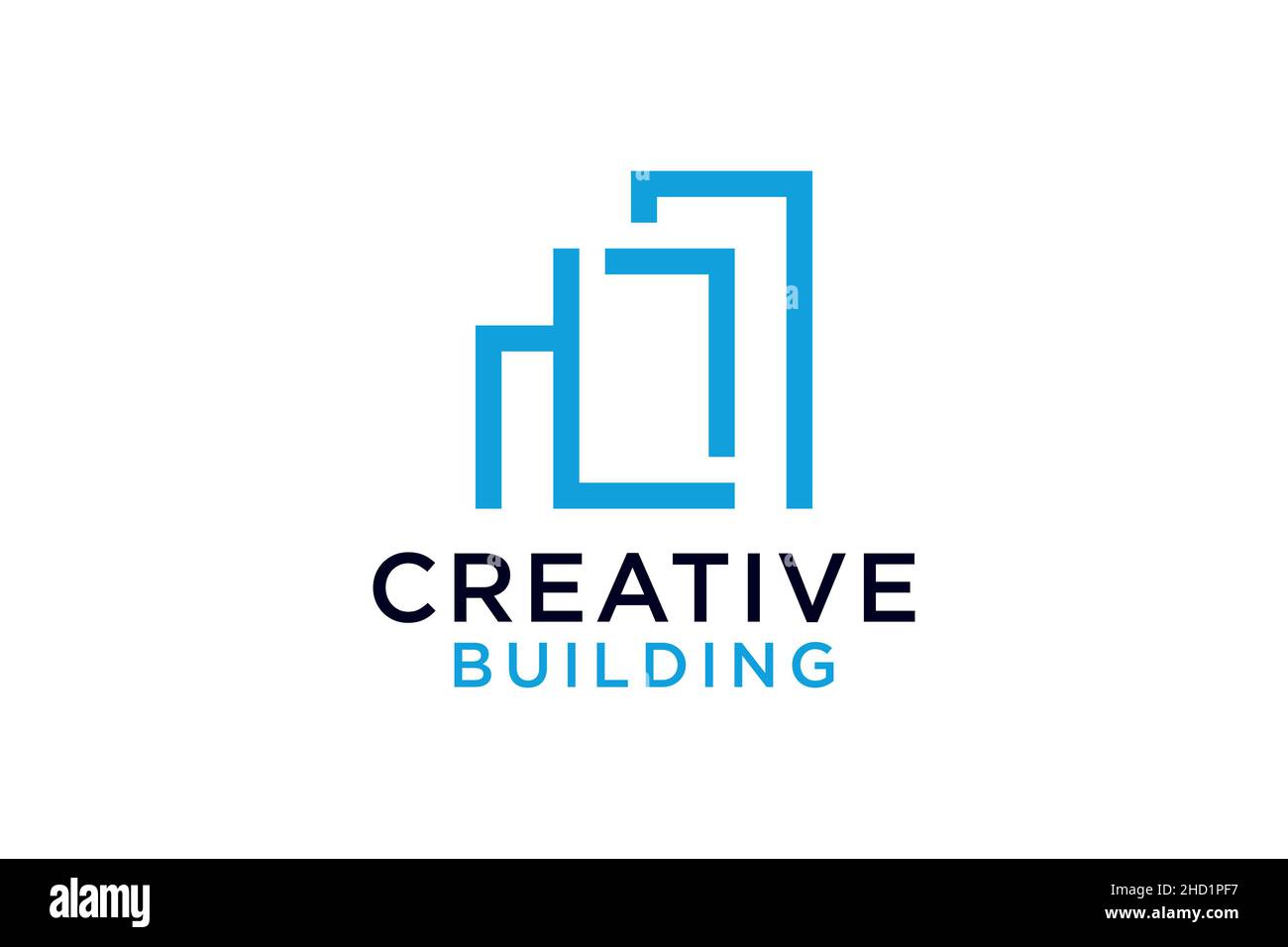 Letter L With Building For Construction Company Logo vector design ...