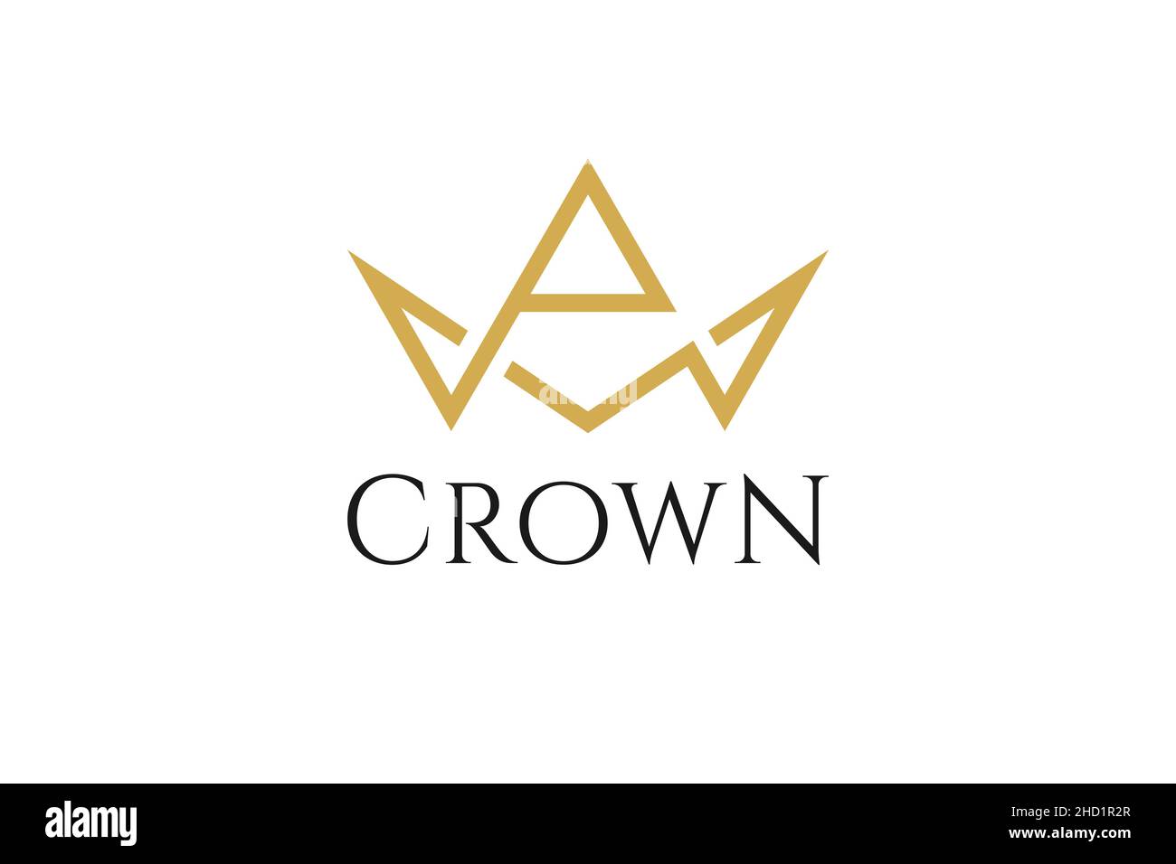 initial logo letter P with crown vector symbol illustration Stock ...