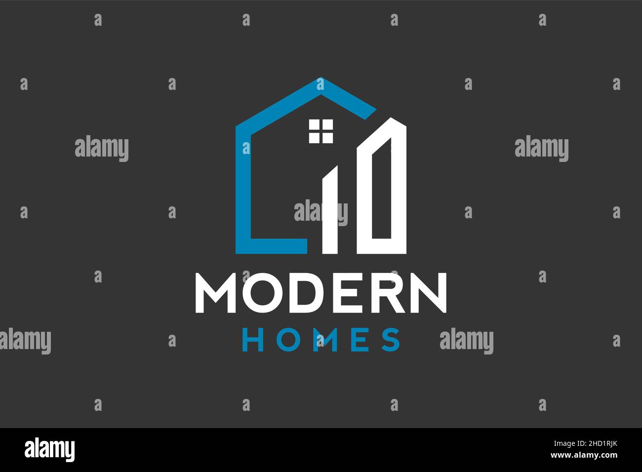 Logo design of I in vector for construction, home, real estate ...