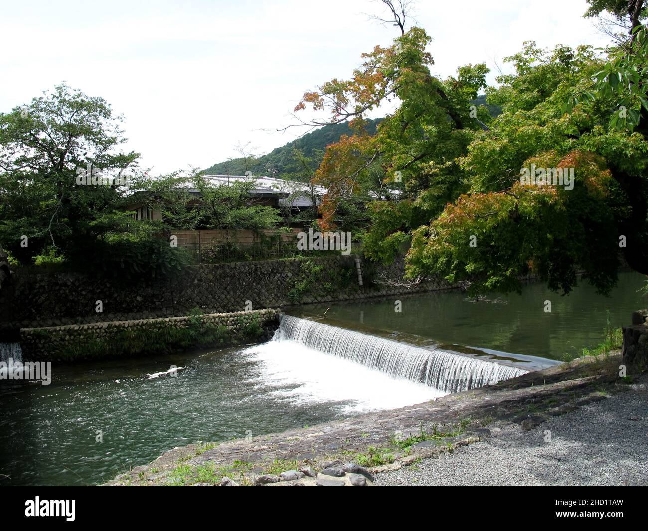Check Dam in oi river for japanese people and foreign travelers travel