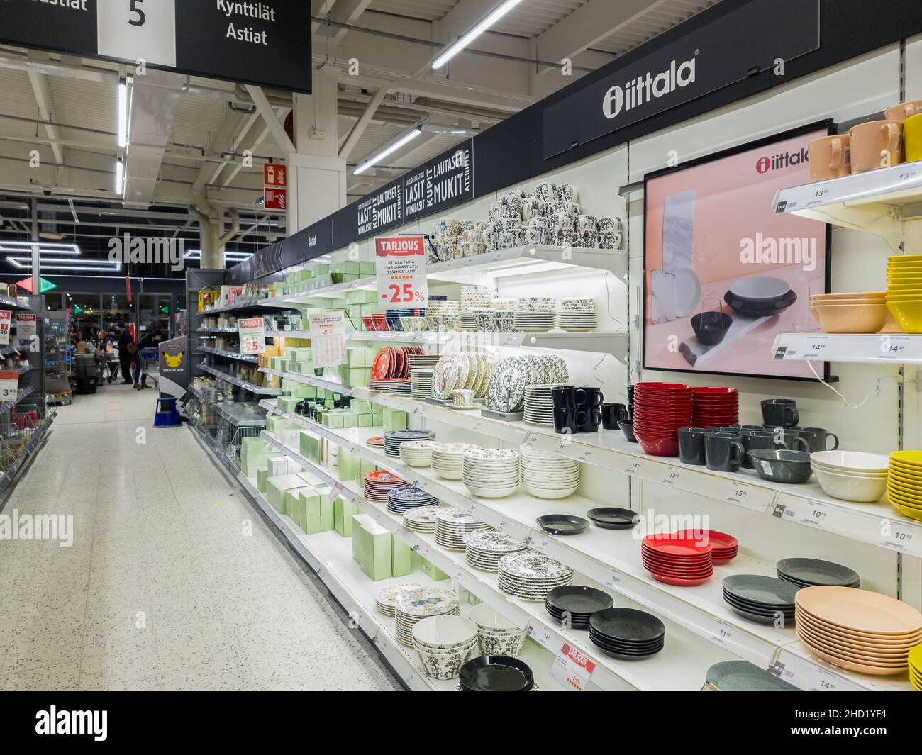 Turku, Finland December 21, 2021 Horizontal View of Iittala