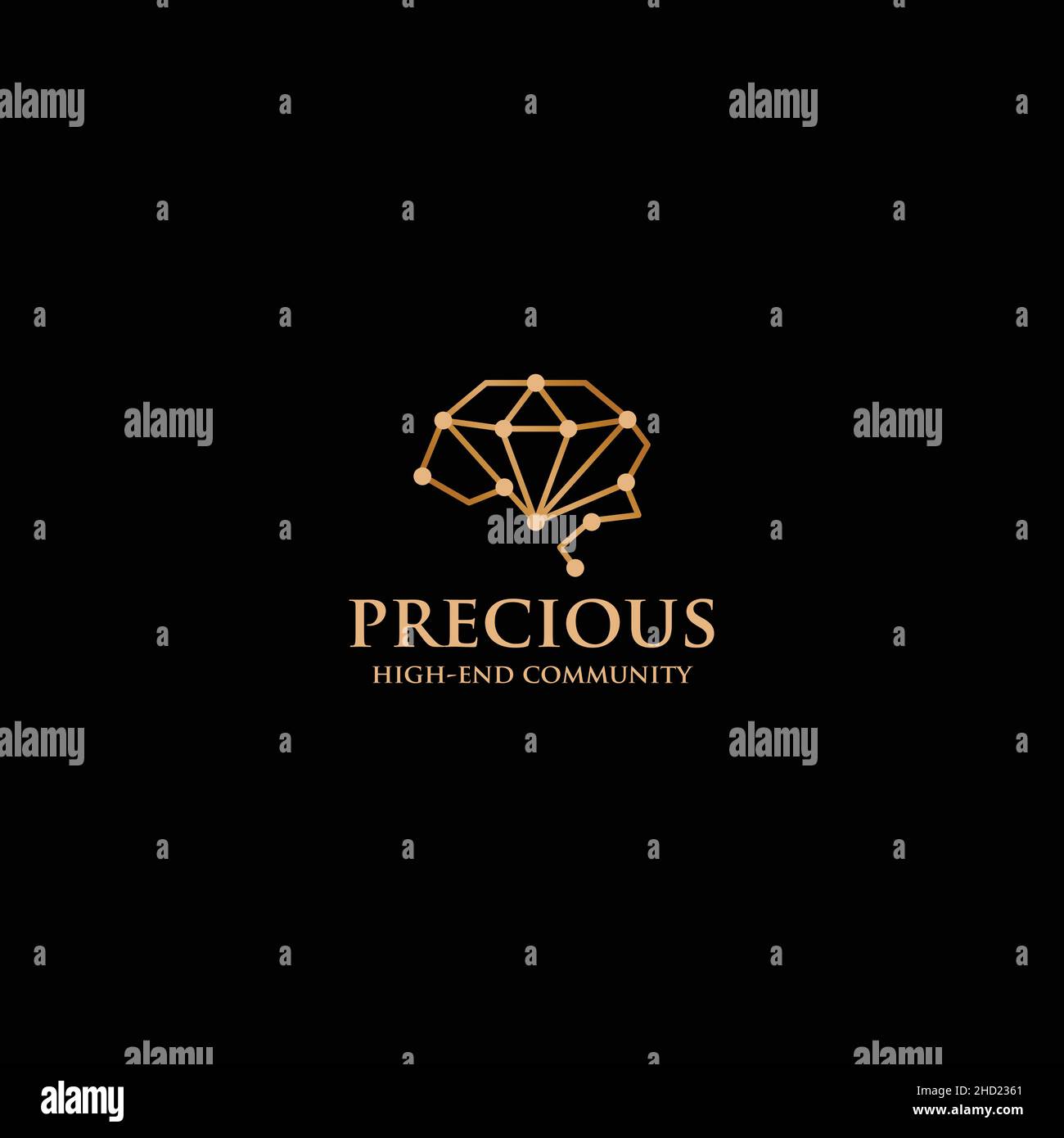 Minimalist Design PRECIOUS Diamond Logo Design Stock Vector Image Art Minimalist Design PRECIOUS Diamond Logo Design Stock Vector Image Art
