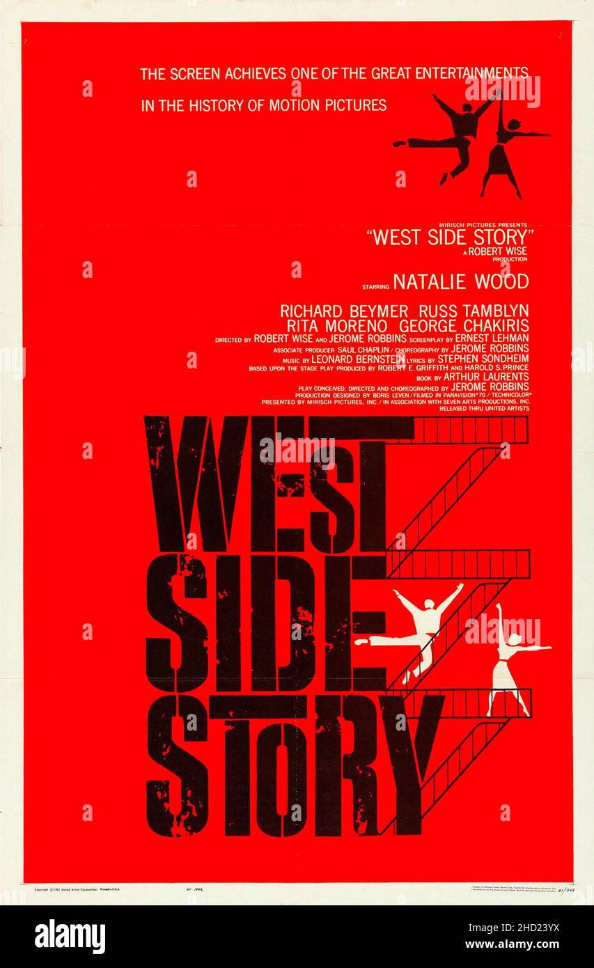 West side story poster hi-res stock photography and images - Alamy