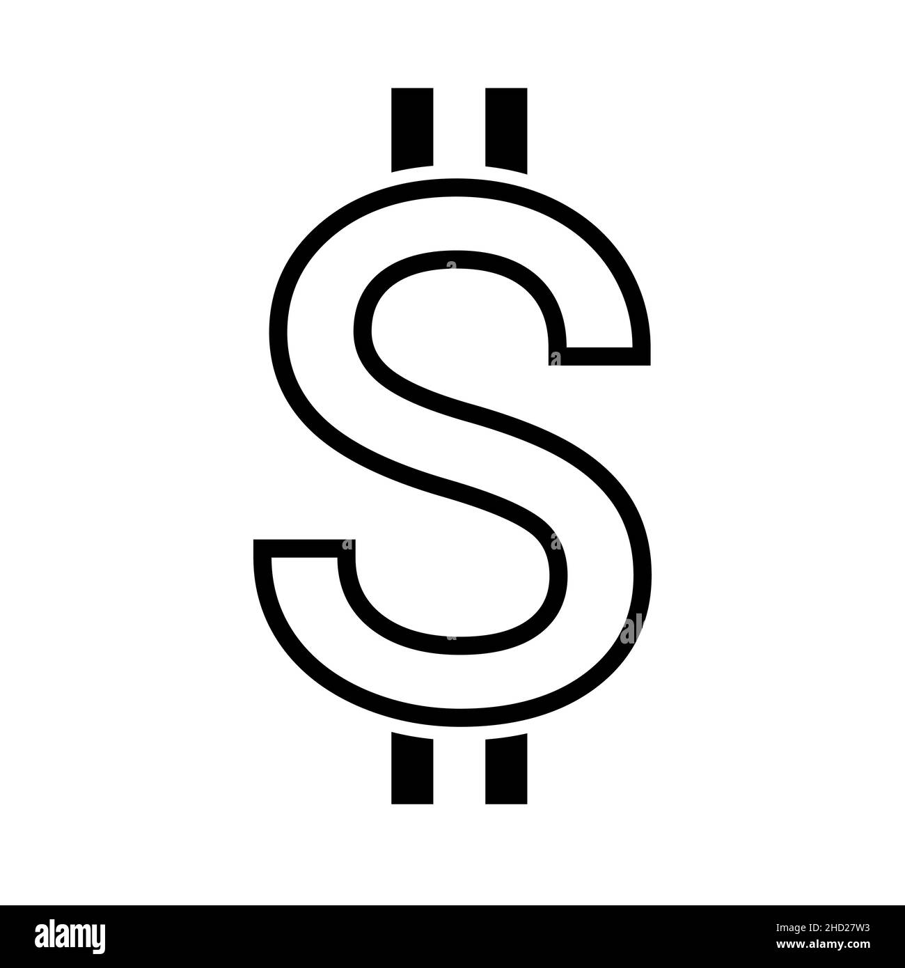 Dollar sign icon. Vector object Stock Vector Image & Art Alamy