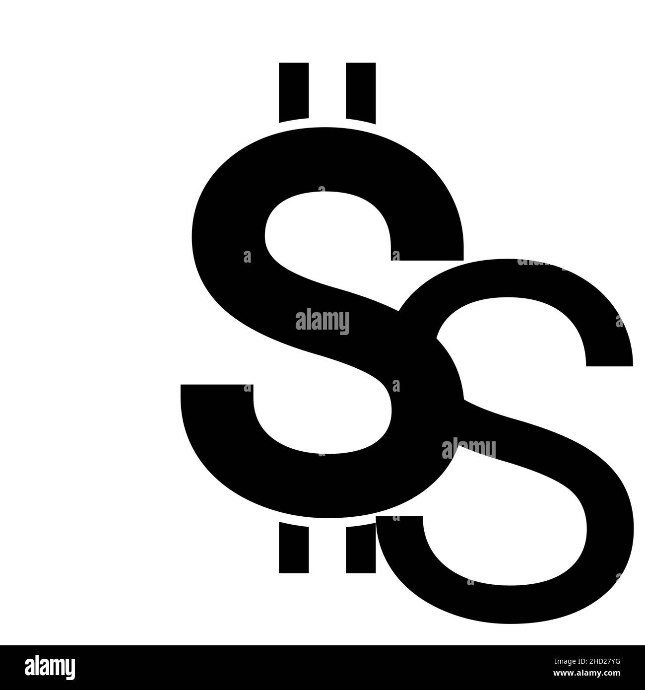 Dollar sign icon. Vector object Stock Vector Image & Art Alamy