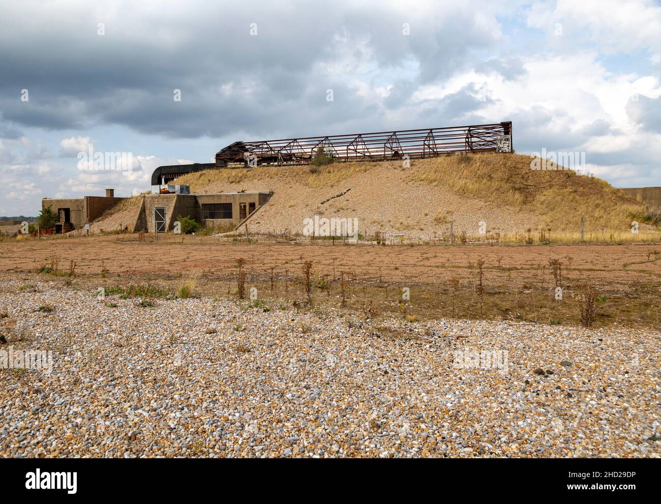 Abandoned military bomb testing buildings, former Atomic Weapons ...