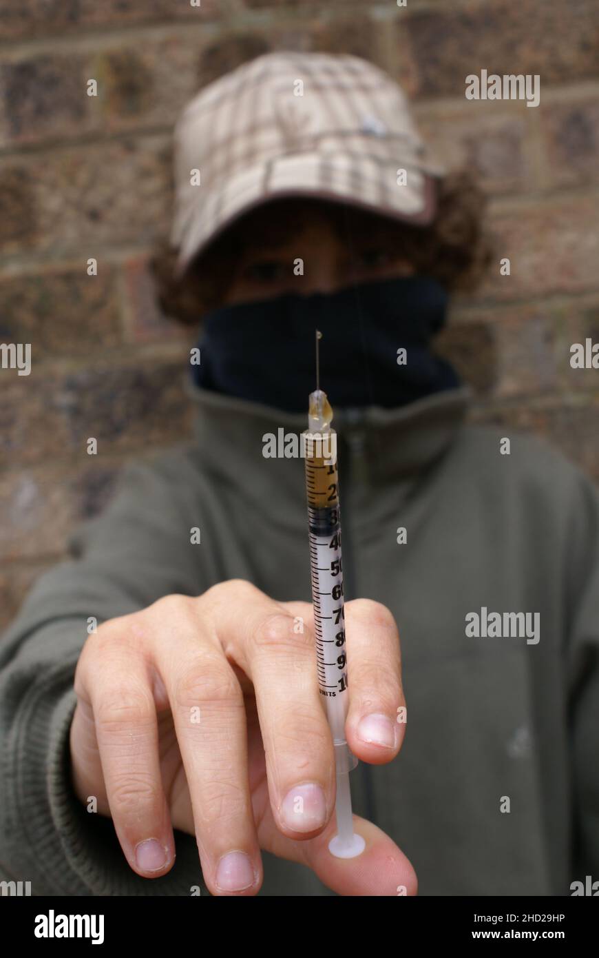 teenagers & young people exploited through county lines gangs Stock Photo