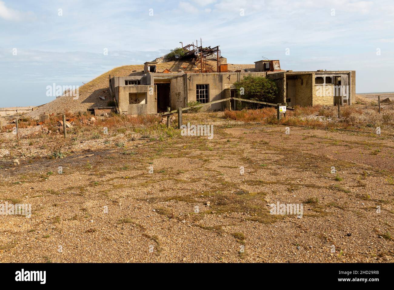 Abandoned military bomb testing buildings, former Atomic Weapons ...