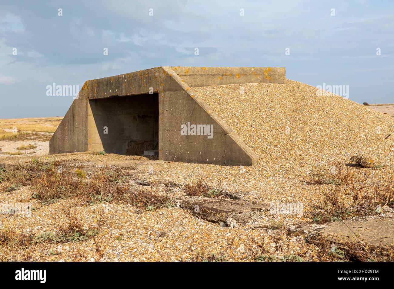 Abandoned military bomb testing buildings, former Atomic Weapons