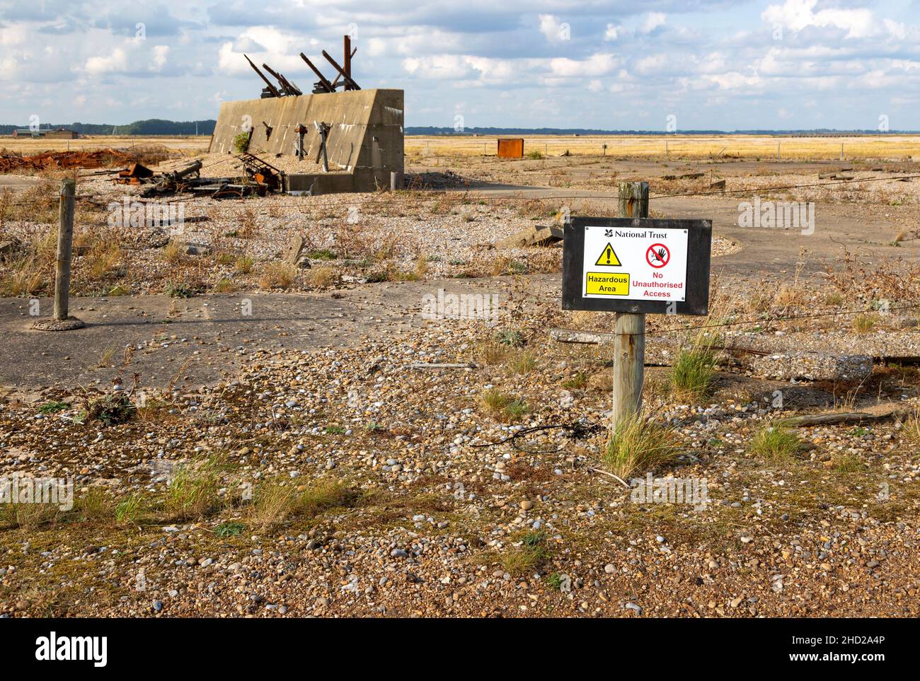 Abandoned military bomb testing site, former Atomic Weapons Research ...