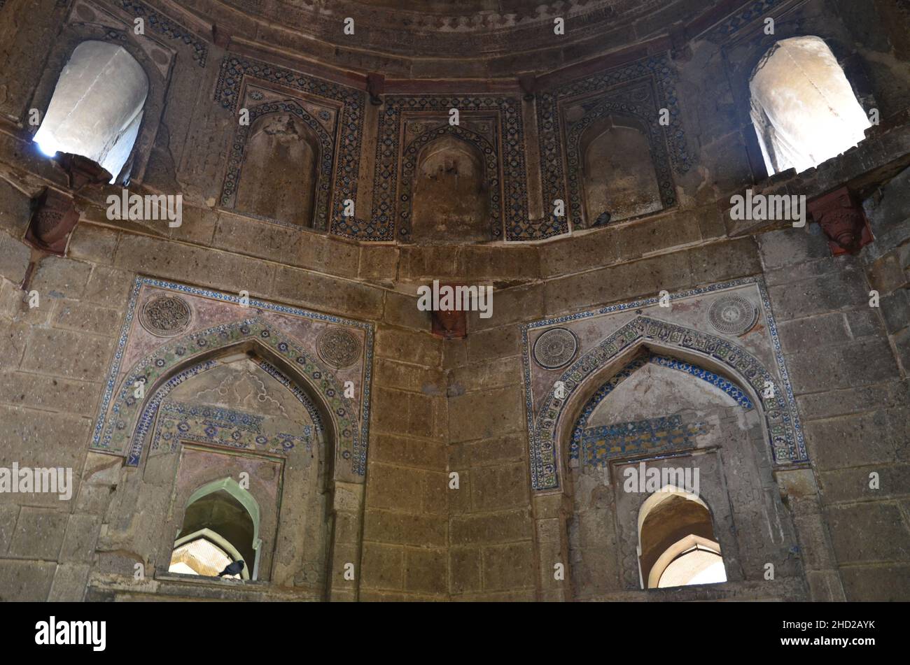 Interior of Sikandar Lodi tomb, Delhi Stock Photo