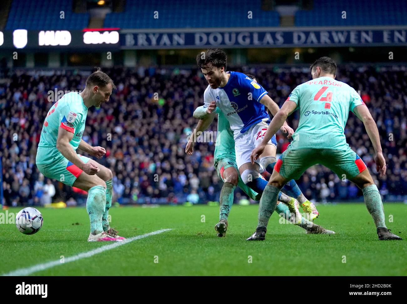 Ben brereton of blackburn rovers battles hires stock photography and