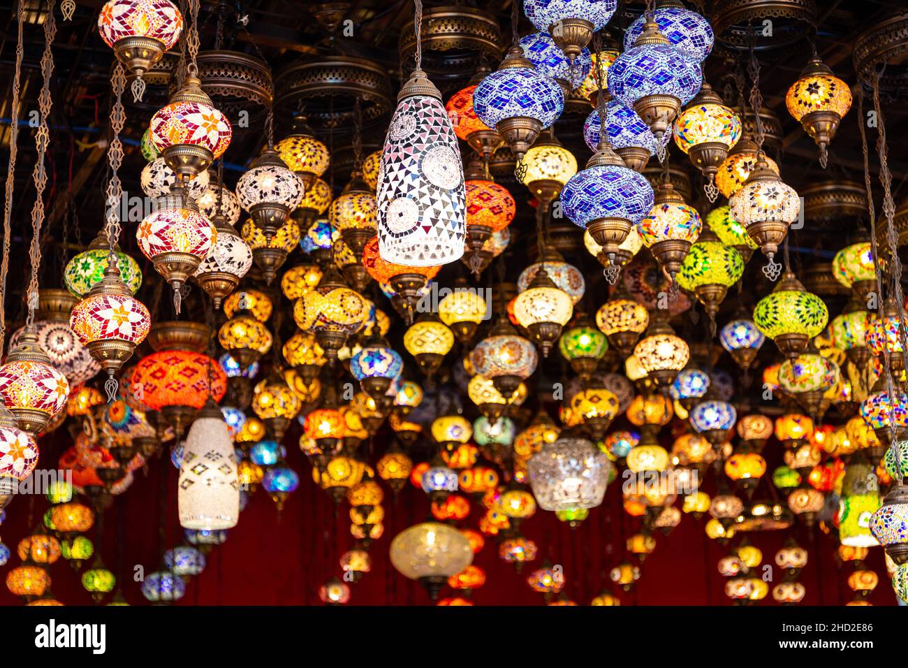 Mosaic lamps hi-res stock photography and images - Alamy