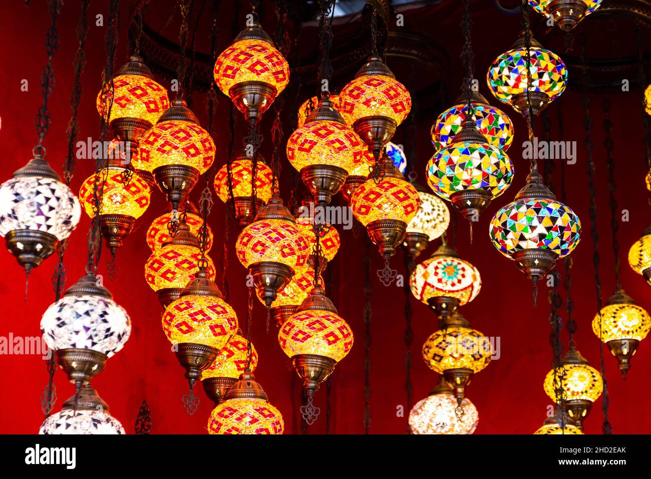 Mosaic lamps hi-res stock photography and images - Alamy