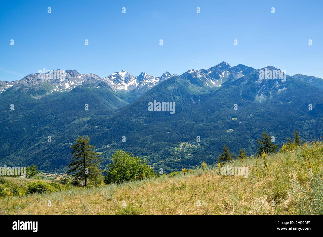 Monte bianco sunset aosta hi-res stock photography and images - Alamy