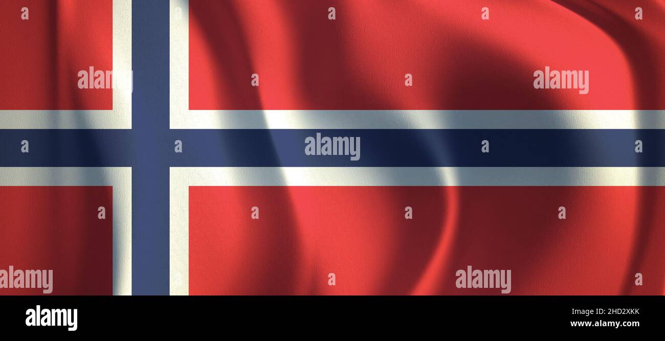 Flag of Norway waving in the wind. illustration background flag Stock ...