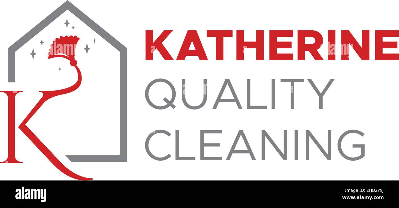 Minimalist flat initial K KATHERINE logo design Stock Vector Image ...