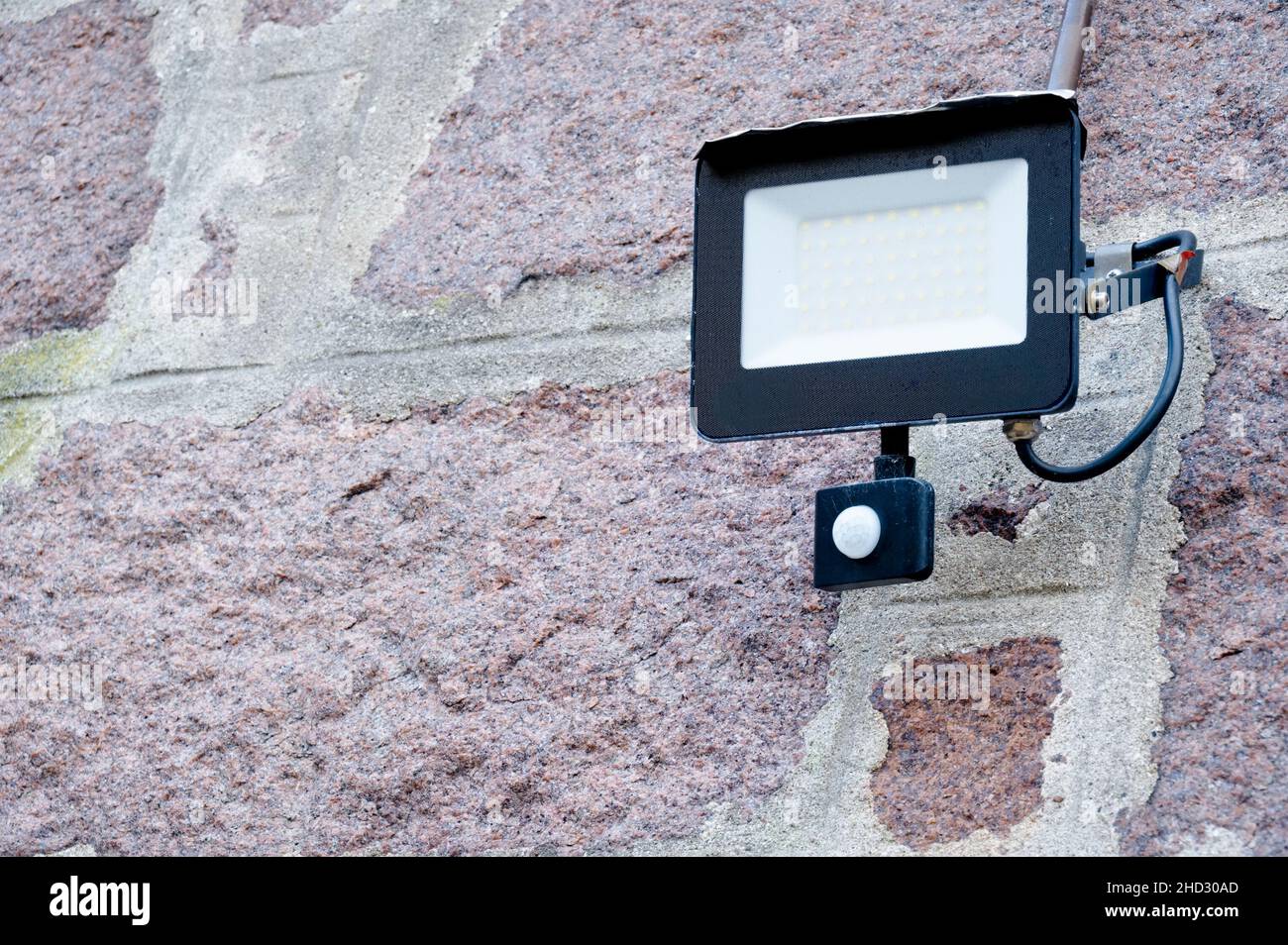 Security light and PIR for automatic operation Stock Photo Alamy