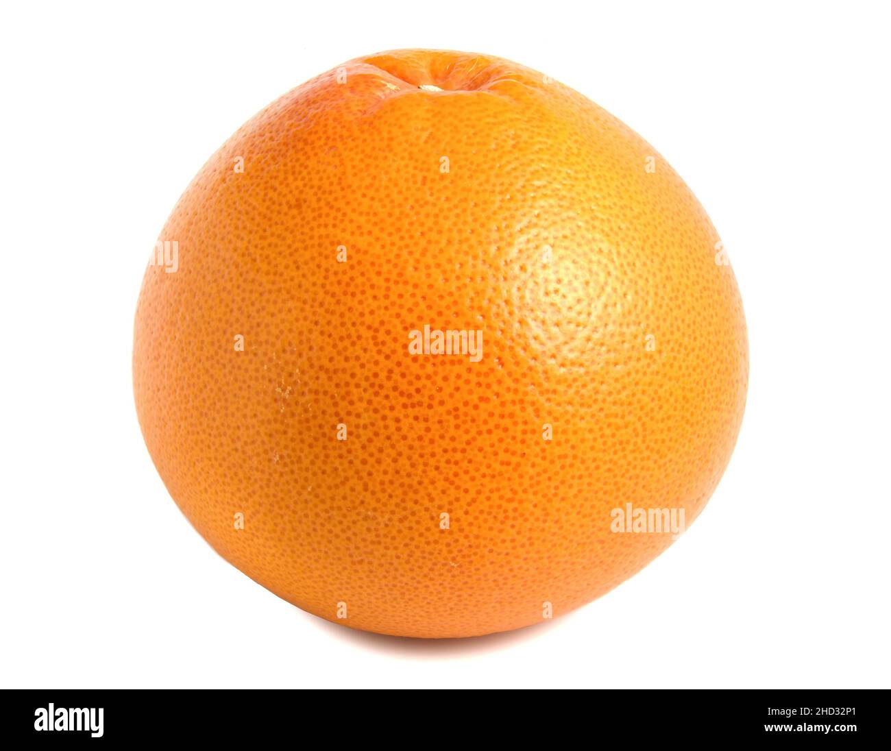 Ripe orange fruit, grapefruit isolated on white background Stock Photo