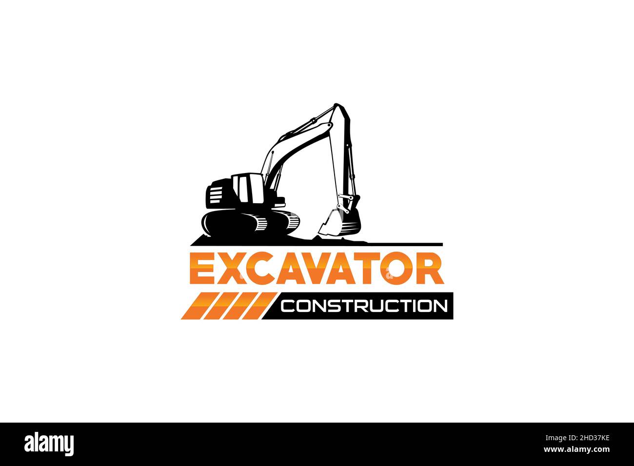 Excavator logo template vector. Heavy equipment logo vector for ...