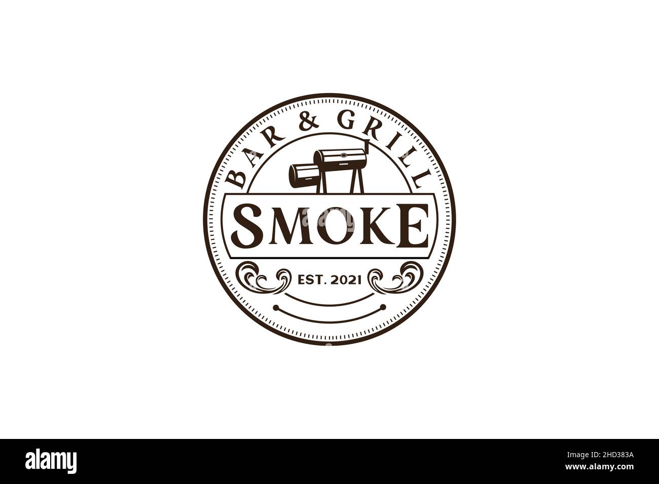 Vintage Retro Rustic BBQ Grill, Barbecue, Barbeque Label Stamp Logo ...