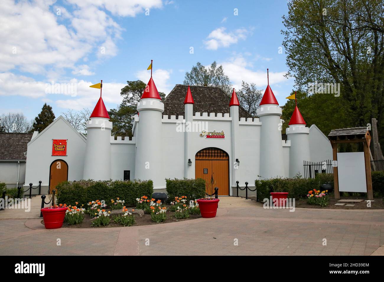 Storybook Gardens London Ontario Canada, May 14 2021. Storybook Gardens