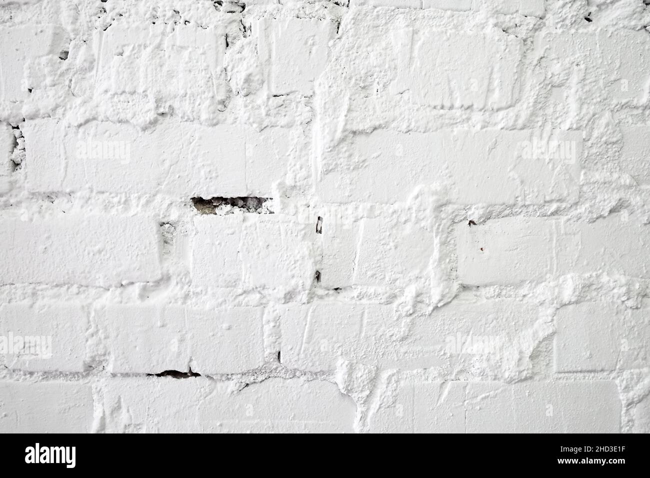 White brick wall as a background Stock Photo