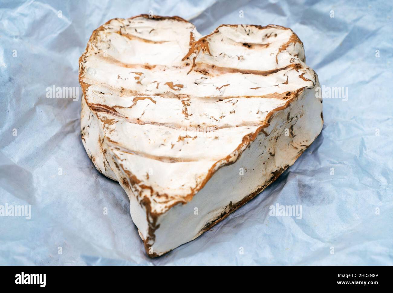 a traditional Neufchatel cheese, dairy product, France Stock Photo Alamy