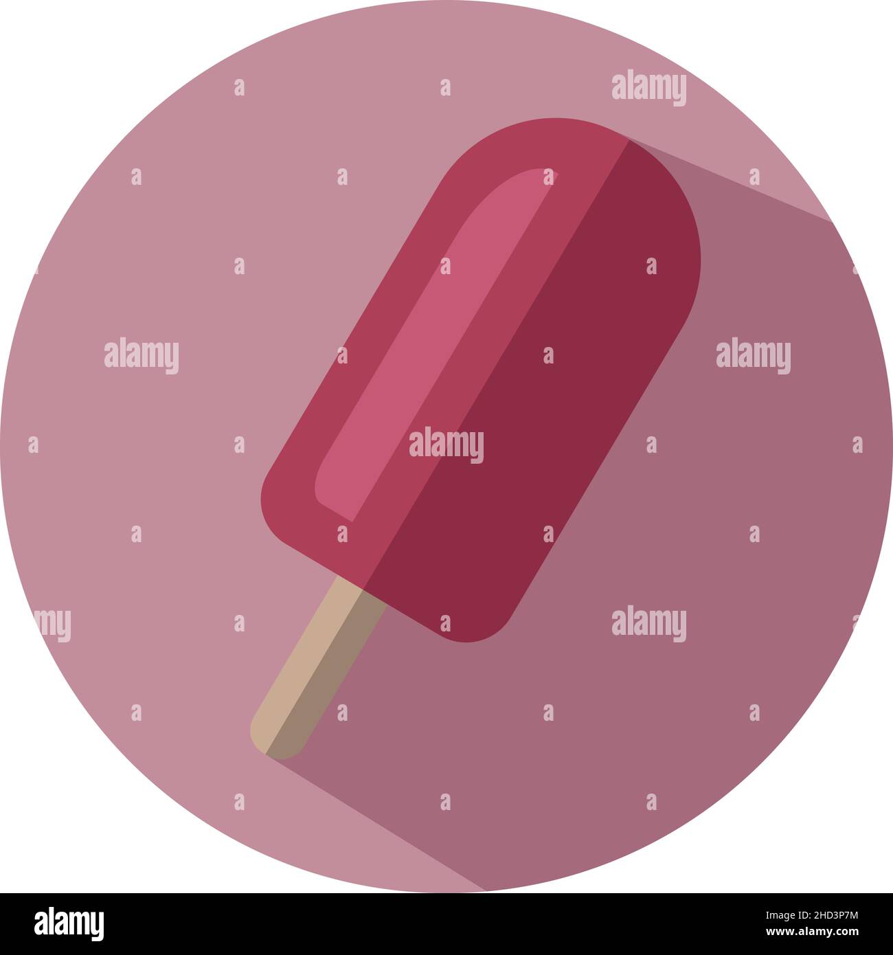 flat design vector icecream  Stock Vector