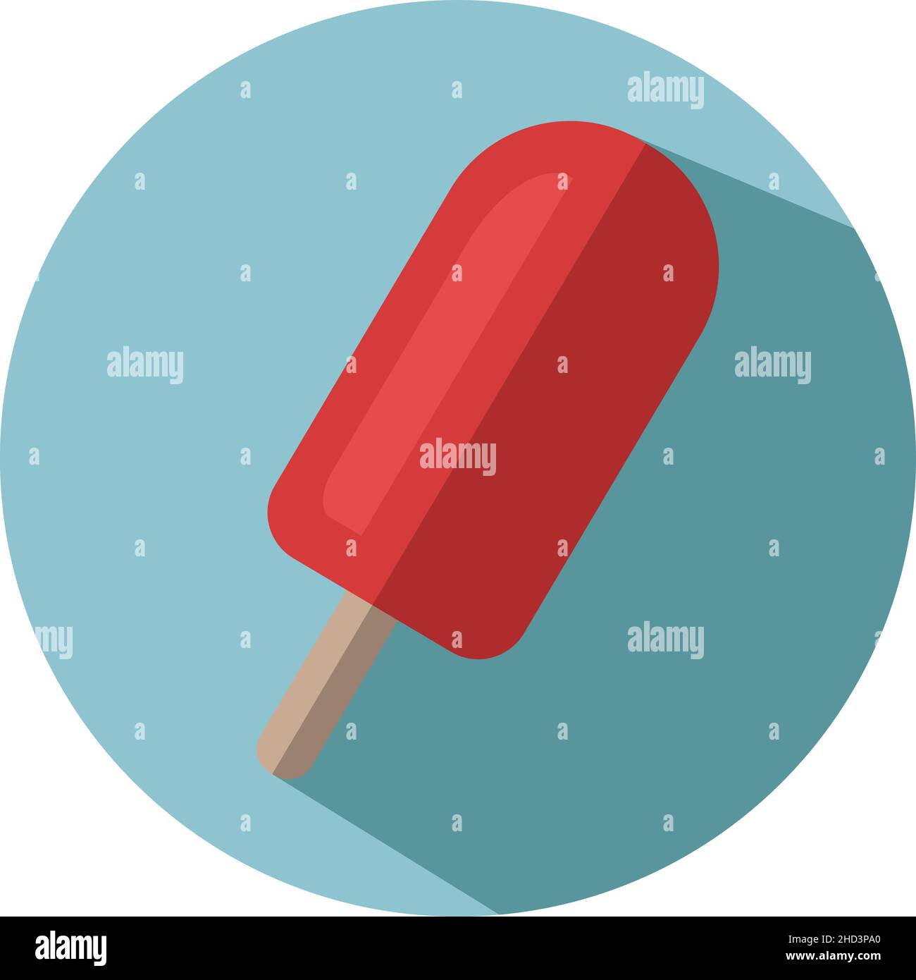 flat design vector icecream  Stock Vector