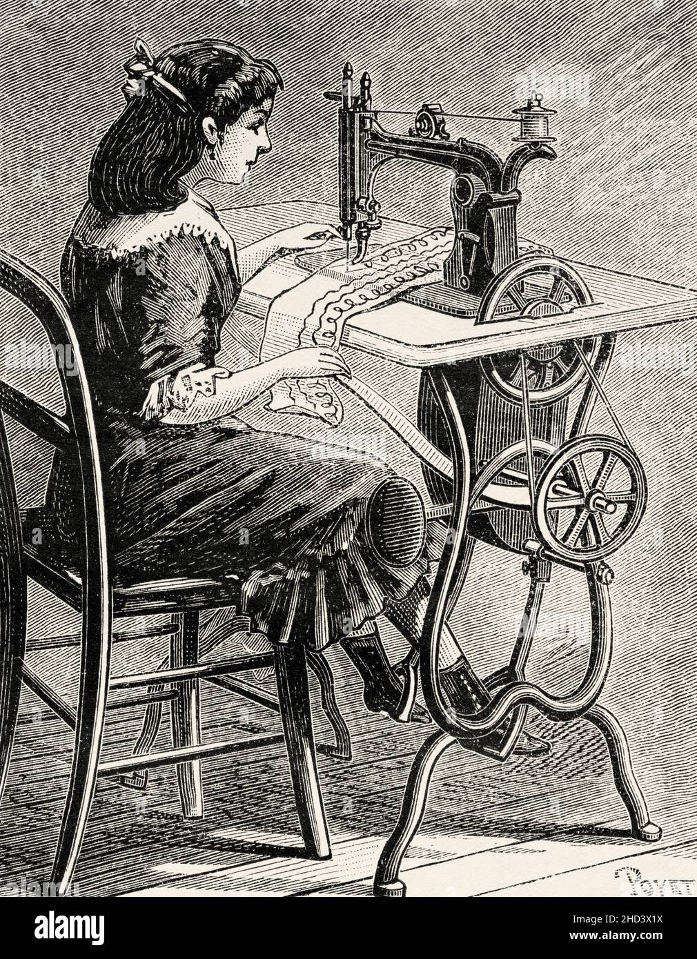 Treadle powered hires stock photography and images Alamy