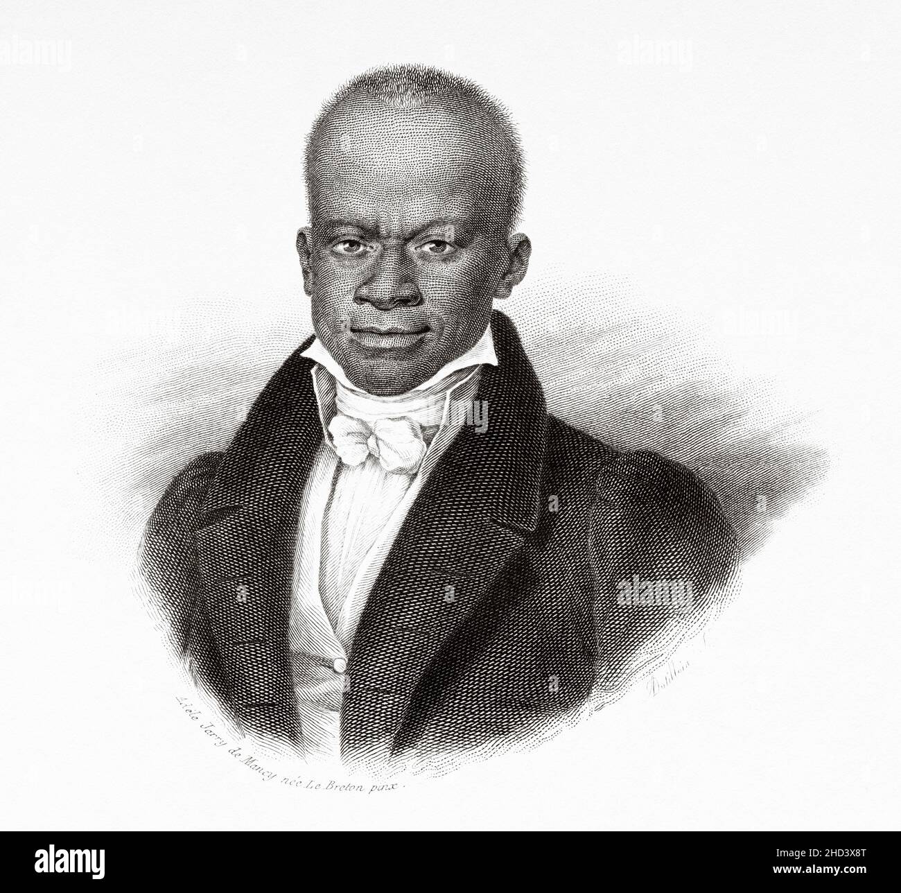 Portrait of Eustache dit Belin (17731840) the good black, slave and