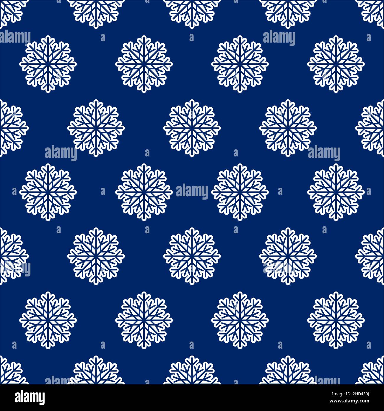 Seamless winter background with snowflakes, vector illustration Stock ...